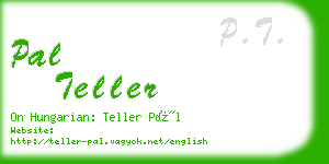 pal teller business card